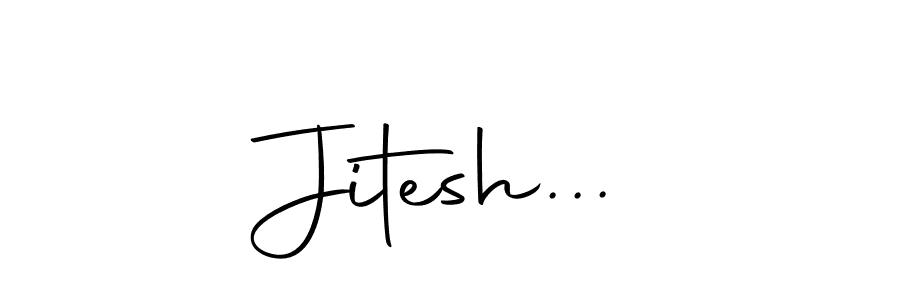 The best way (Autography-DOLnW) to make a short signature is to pick only two or three words in your name. The name Jitesh... include a total of six letters. For converting this name. Jitesh... signature style 10 images and pictures png