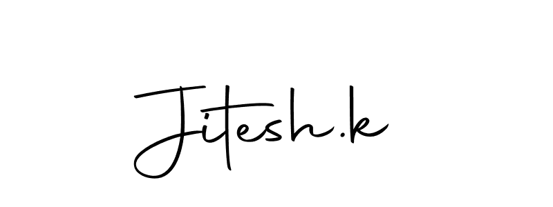 Make a beautiful signature design for name Jitesh.k. With this signature (Autography-DOLnW) style, you can create a handwritten signature for free. Jitesh.k signature style 10 images and pictures png