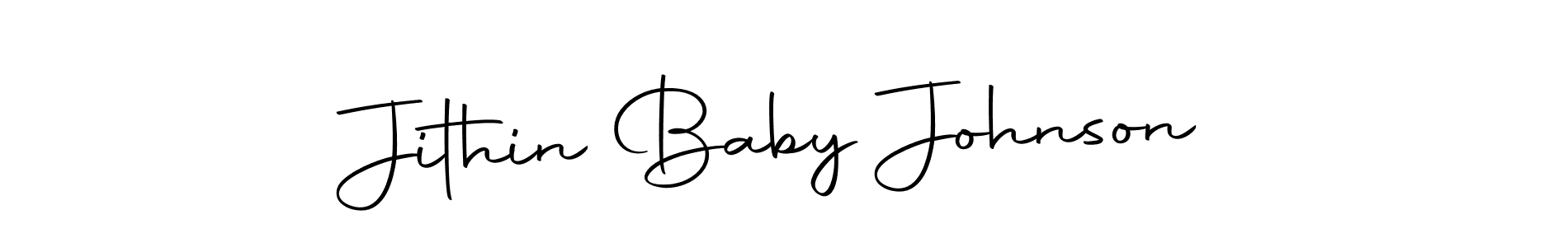 Similarly Autography-DOLnW is the best handwritten signature design. Signature creator online .You can use it as an online autograph creator for name Jithin Baby Johnson. Jithin Baby Johnson signature style 10 images and pictures png