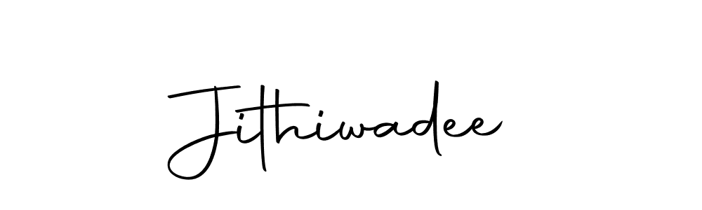 The best way (Autography-DOLnW) to make a short signature is to pick only two or three words in your name. The name Jithiwadee include a total of six letters. For converting this name. Jithiwadee signature style 10 images and pictures png