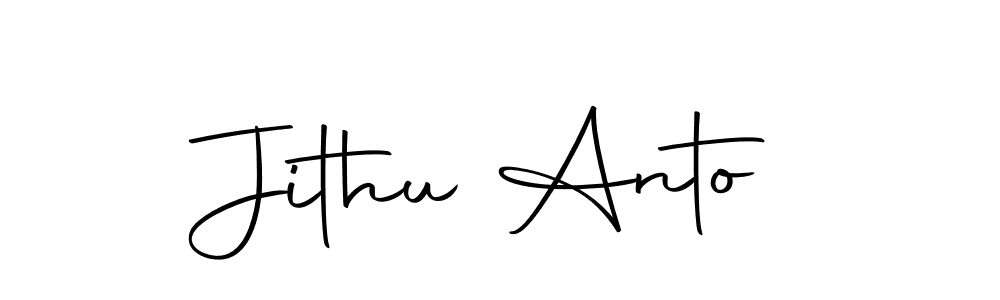 Make a beautiful signature design for name Jithu Anto. Use this online signature maker to create a handwritten signature for free. Jithu Anto signature style 10 images and pictures png