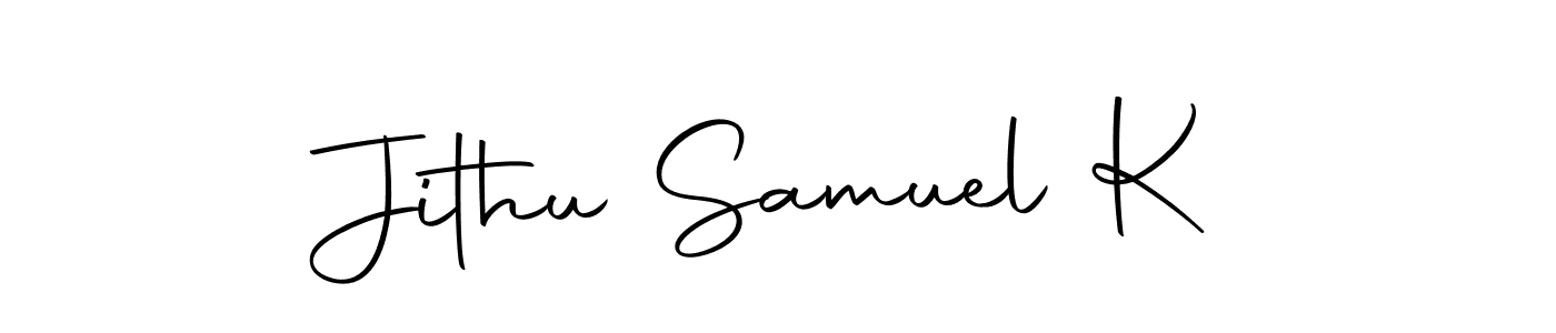Jithu Samuel K stylish signature style. Best Handwritten Sign (Autography-DOLnW) for my name. Handwritten Signature Collection Ideas for my name Jithu Samuel K. Jithu Samuel K signature style 10 images and pictures png