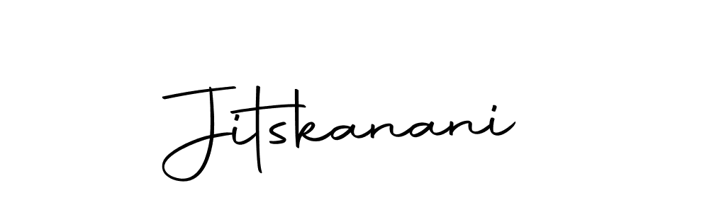 Use a signature maker to create a handwritten signature online. With this signature software, you can design (Autography-DOLnW) your own signature for name Jitskanani. Jitskanani signature style 10 images and pictures png