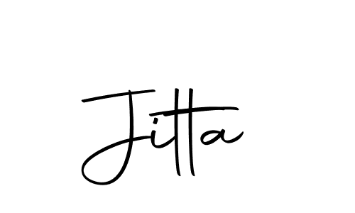 How to make Jitta signature? Autography-DOLnW is a professional autograph style. Create handwritten signature for Jitta name. Jitta signature style 10 images and pictures png