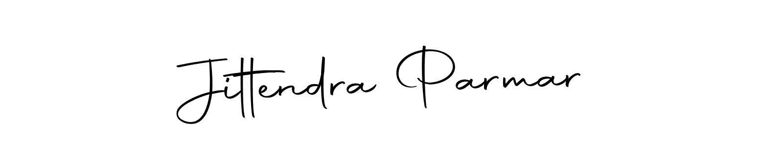 How to make Jittendra Parmar name signature. Use Autography-DOLnW style for creating short signs online. This is the latest handwritten sign. Jittendra Parmar signature style 10 images and pictures png
