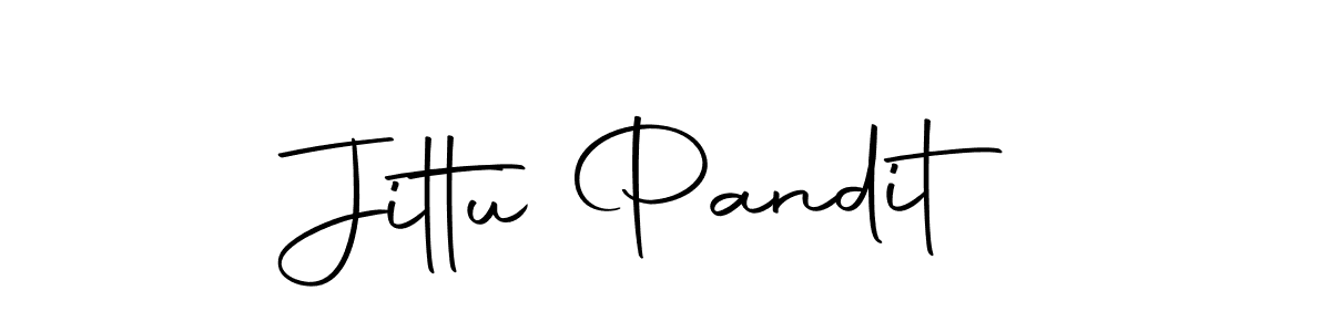 Design your own signature with our free online signature maker. With this signature software, you can create a handwritten (Autography-DOLnW) signature for name Jittu Pandit. Jittu Pandit signature style 10 images and pictures png