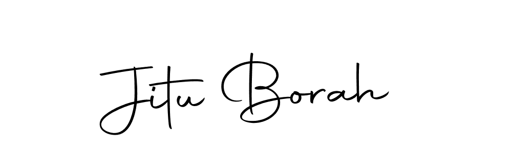 How to make Jitu Borah name signature. Use Autography-DOLnW style for creating short signs online. This is the latest handwritten sign. Jitu Borah signature style 10 images and pictures png