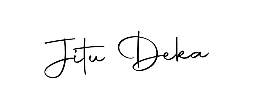 if you are searching for the best signature style for your name Jitu Deka. so please give up your signature search. here we have designed multiple signature styles  using Autography-DOLnW. Jitu Deka signature style 10 images and pictures png