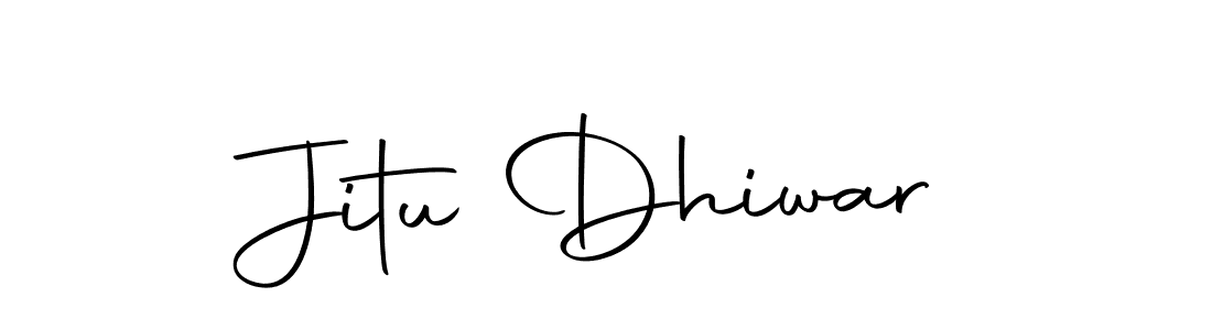 Jitu Dhiwar stylish signature style. Best Handwritten Sign (Autography-DOLnW) for my name. Handwritten Signature Collection Ideas for my name Jitu Dhiwar. Jitu Dhiwar signature style 10 images and pictures png
