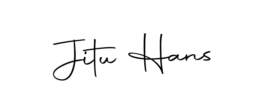 Jitu Hans stylish signature style. Best Handwritten Sign (Autography-DOLnW) for my name. Handwritten Signature Collection Ideas for my name Jitu Hans. Jitu Hans signature style 10 images and pictures png