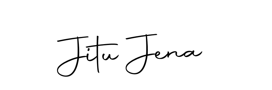 Design your own signature with our free online signature maker. With this signature software, you can create a handwritten (Autography-DOLnW) signature for name Jitu Jena. Jitu Jena signature style 10 images and pictures png