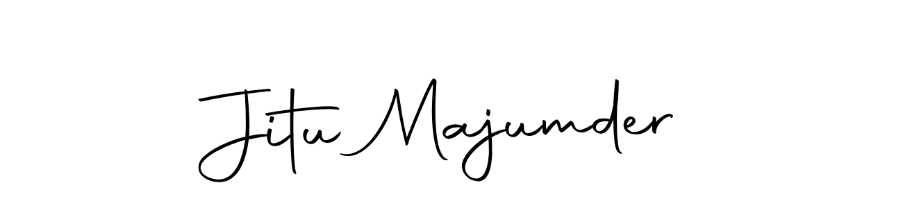 Design your own signature with our free online signature maker. With this signature software, you can create a handwritten (Autography-DOLnW) signature for name Jitu Majumder. Jitu Majumder signature style 10 images and pictures png