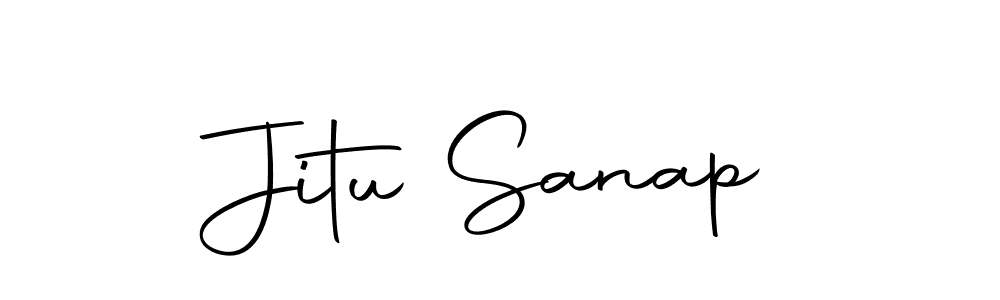 Make a beautiful signature design for name Jitu Sanap. With this signature (Autography-DOLnW) style, you can create a handwritten signature for free. Jitu Sanap signature style 10 images and pictures png