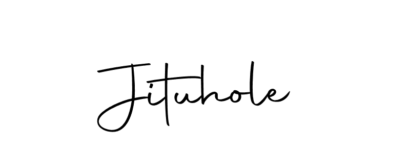 Also we have Jituhole name is the best signature style. Create professional handwritten signature collection using Autography-DOLnW autograph style. Jituhole signature style 10 images and pictures png