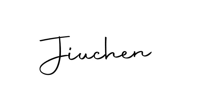 You should practise on your own different ways (Autography-DOLnW) to write your name (Jiuchen) in signature. don't let someone else do it for you. Jiuchen signature style 10 images and pictures png