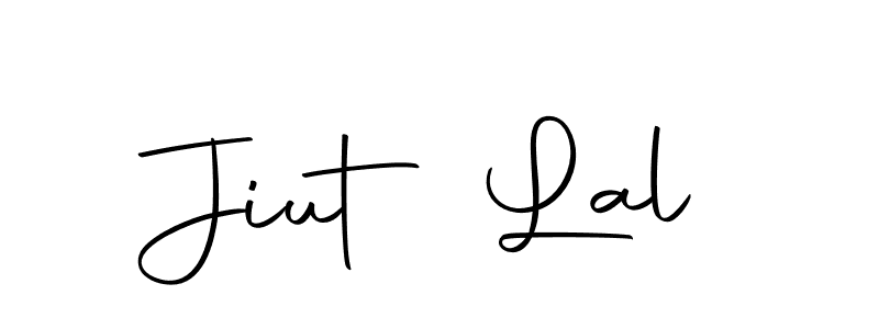 How to make Jiut Lal name signature. Use Autography-DOLnW style for creating short signs online. This is the latest handwritten sign. Jiut Lal signature style 10 images and pictures png