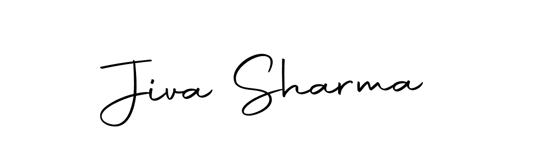 The best way (Autography-DOLnW) to make a short signature is to pick only two or three words in your name. The name Jiva Sharma include a total of six letters. For converting this name. Jiva Sharma signature style 10 images and pictures png