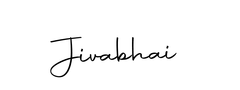 Use a signature maker to create a handwritten signature online. With this signature software, you can design (Autography-DOLnW) your own signature for name Jivabhai. Jivabhai signature style 10 images and pictures png