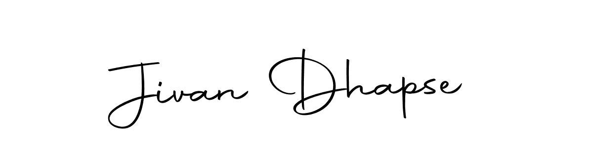 Create a beautiful signature design for name Jivan Dhapse. With this signature (Autography-DOLnW) fonts, you can make a handwritten signature for free. Jivan Dhapse signature style 10 images and pictures png