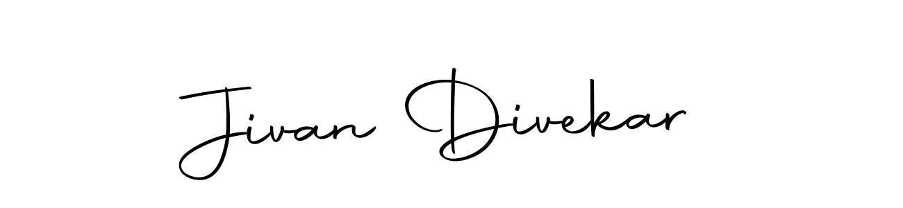 You can use this online signature creator to create a handwritten signature for the name Jivan Divekar. This is the best online autograph maker. Jivan Divekar signature style 10 images and pictures png