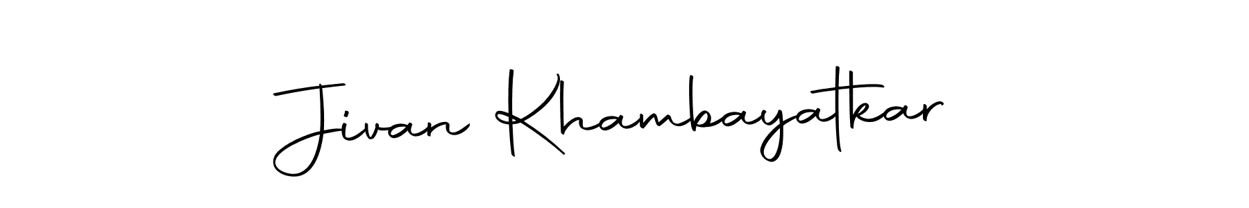 Here are the top 10 professional signature styles for the name Jivan Khambayatkar. These are the best autograph styles you can use for your name. Jivan Khambayatkar signature style 10 images and pictures png