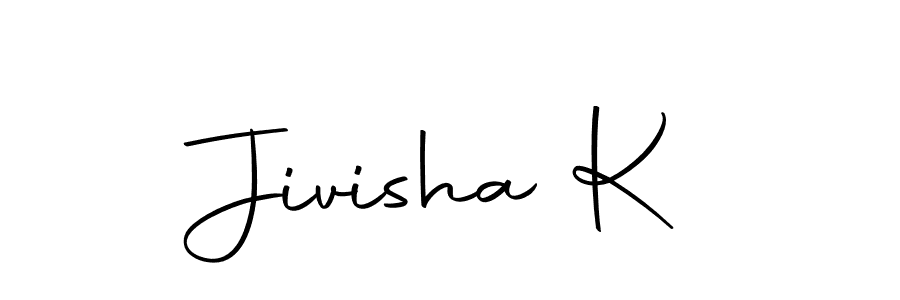 if you are searching for the best signature style for your name Jivisha K. so please give up your signature search. here we have designed multiple signature styles  using Autography-DOLnW. Jivisha K signature style 10 images and pictures png