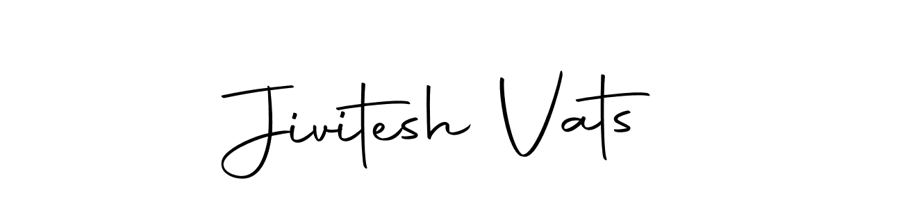 You can use this online signature creator to create a handwritten signature for the name Jivitesh Vats. This is the best online autograph maker. Jivitesh Vats signature style 10 images and pictures png