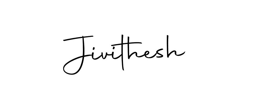 Create a beautiful signature design for name Jivithesh. With this signature (Autography-DOLnW) fonts, you can make a handwritten signature for free. Jivithesh signature style 10 images and pictures png