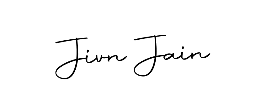 Similarly Autography-DOLnW is the best handwritten signature design. Signature creator online .You can use it as an online autograph creator for name Jivn Jain. Jivn Jain signature style 10 images and pictures png