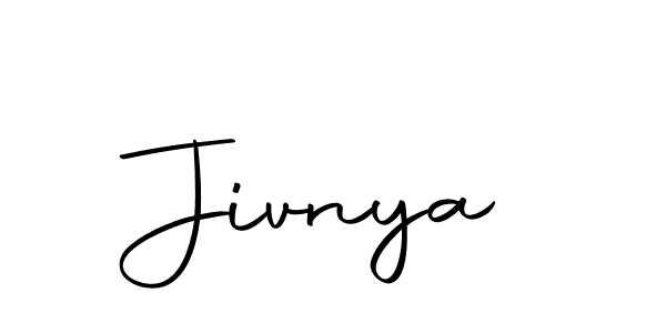 You should practise on your own different ways (Autography-DOLnW) to write your name (Jivnya) in signature. don't let someone else do it for you. Jivnya signature style 10 images and pictures png