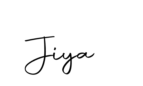 Create a beautiful signature design for name Jiya . With this signature (Autography-DOLnW) fonts, you can make a handwritten signature for free. Jiya  signature style 10 images and pictures png