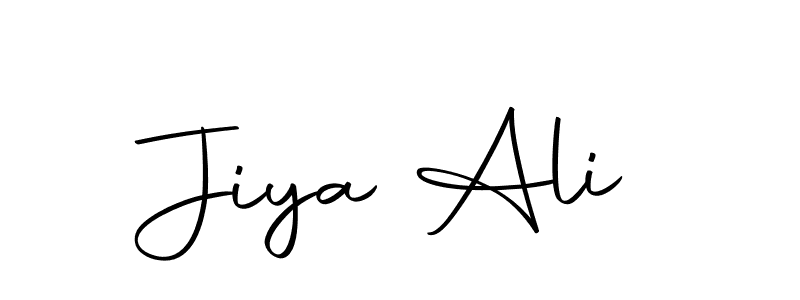 Design your own signature with our free online signature maker. With this signature software, you can create a handwritten (Autography-DOLnW) signature for name Jiya Ali. Jiya Ali signature style 10 images and pictures png