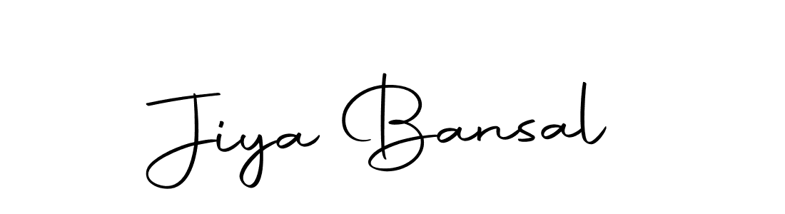 How to make Jiya Bansal signature? Autography-DOLnW is a professional autograph style. Create handwritten signature for Jiya Bansal name. Jiya Bansal signature style 10 images and pictures png