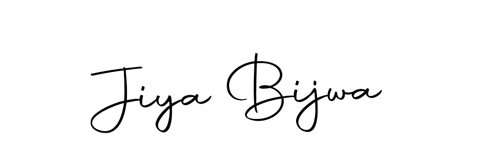 Make a short Jiya Bijwa signature style. Manage your documents anywhere anytime using Autography-DOLnW. Create and add eSignatures, submit forms, share and send files easily. Jiya Bijwa signature style 10 images and pictures png