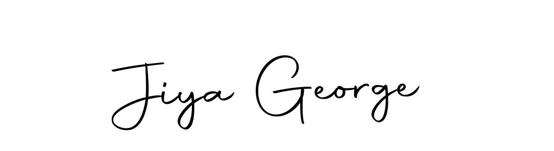 You can use this online signature creator to create a handwritten signature for the name Jiya George. This is the best online autograph maker. Jiya George signature style 10 images and pictures png