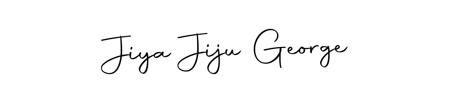 Also we have Jiya Jiju George name is the best signature style. Create professional handwritten signature collection using Autography-DOLnW autograph style. Jiya Jiju George signature style 10 images and pictures png