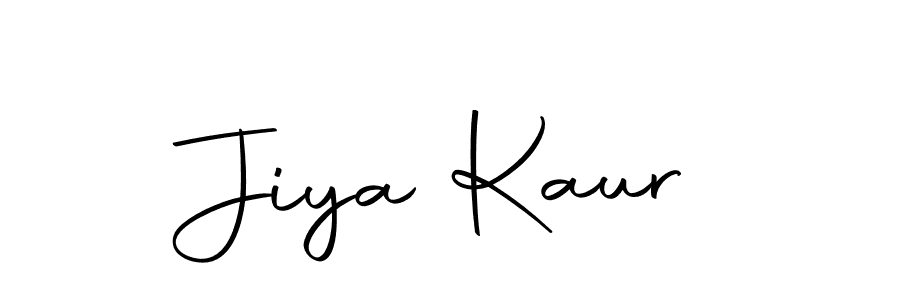 Create a beautiful signature design for name Jiya Kaur. With this signature (Autography-DOLnW) fonts, you can make a handwritten signature for free. Jiya Kaur signature style 10 images and pictures png