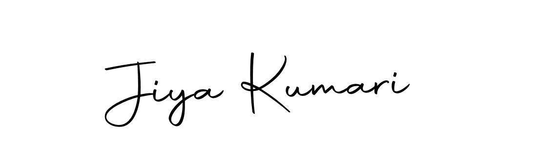 How to make Jiya Kumari name signature. Use Autography-DOLnW style for creating short signs online. This is the latest handwritten sign. Jiya Kumari signature style 10 images and pictures png