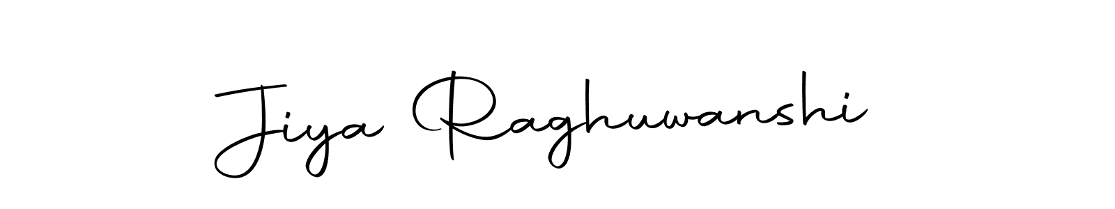 Make a beautiful signature design for name Jiya Raghuwanshi. With this signature (Autography-DOLnW) style, you can create a handwritten signature for free. Jiya Raghuwanshi signature style 10 images and pictures png