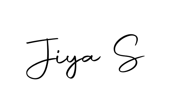 Jiya S stylish signature style. Best Handwritten Sign (Autography-DOLnW) for my name. Handwritten Signature Collection Ideas for my name Jiya S. Jiya S signature style 10 images and pictures png
