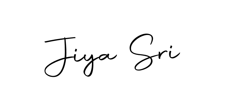 Use a signature maker to create a handwritten signature online. With this signature software, you can design (Autography-DOLnW) your own signature for name Jiya Sri. Jiya Sri signature style 10 images and pictures png