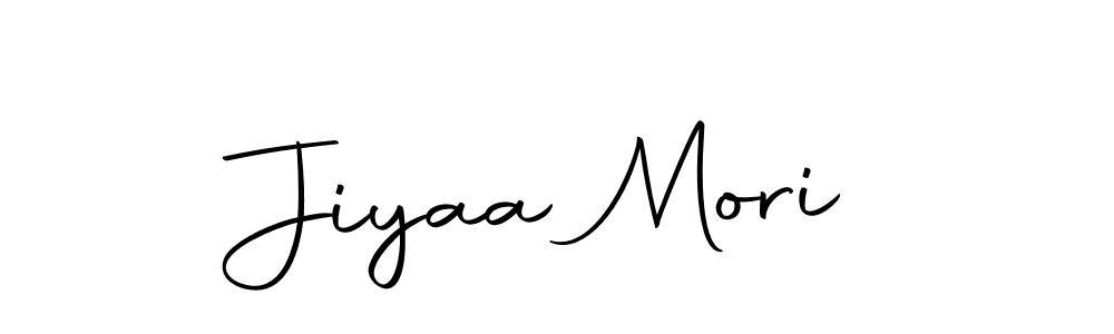 Make a beautiful signature design for name Jiyaa Mori. Use this online signature maker to create a handwritten signature for free. Jiyaa Mori signature style 10 images and pictures png