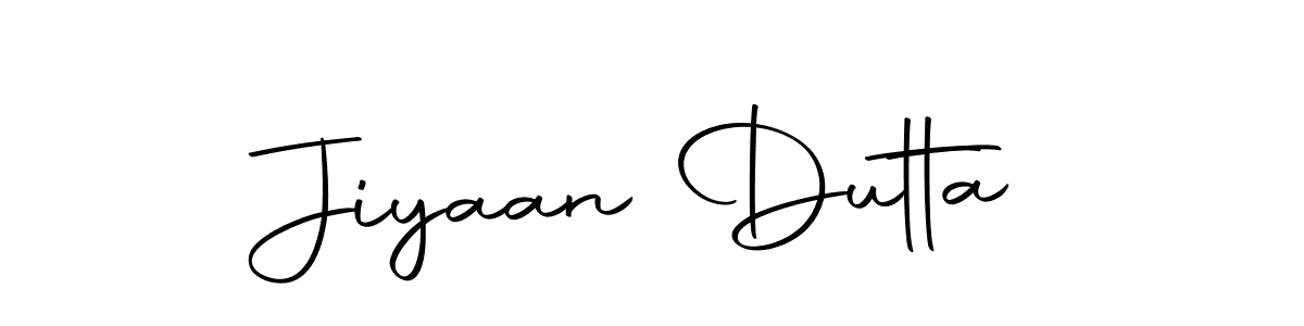 Design your own signature with our free online signature maker. With this signature software, you can create a handwritten (Autography-DOLnW) signature for name Jiyaan Dutta. Jiyaan Dutta signature style 10 images and pictures png
