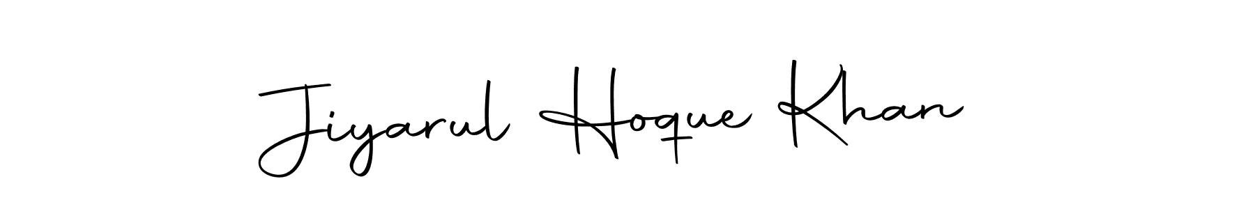 Make a beautiful signature design for name Jiyarul Hoque Khan. Use this online signature maker to create a handwritten signature for free. Jiyarul Hoque Khan signature style 10 images and pictures png