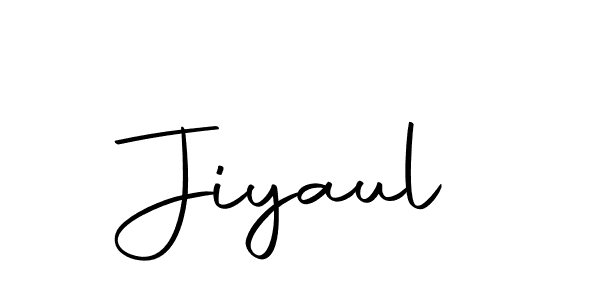 Use a signature maker to create a handwritten signature online. With this signature software, you can design (Autography-DOLnW) your own signature for name Jiyaul. Jiyaul signature style 10 images and pictures png
