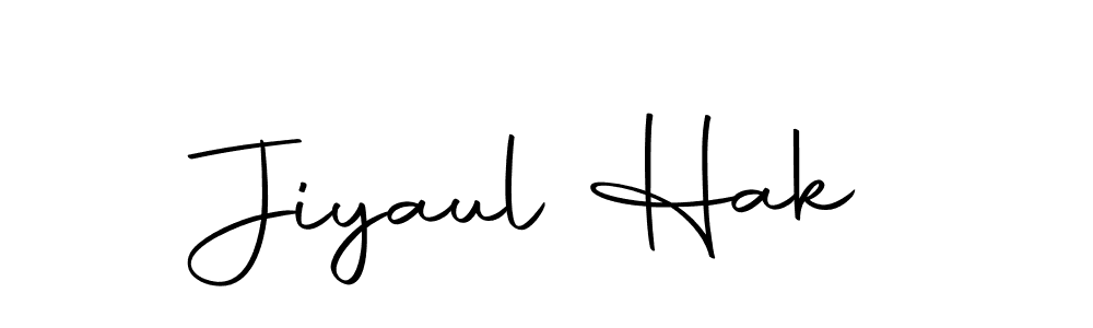 Here are the top 10 professional signature styles for the name Jiyaul Hak. These are the best autograph styles you can use for your name. Jiyaul Hak signature style 10 images and pictures png