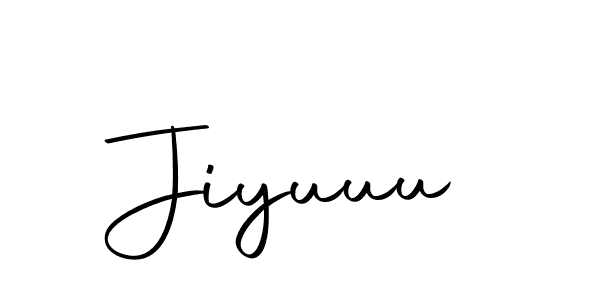 Create a beautiful signature design for name Jiyuuu. With this signature (Autography-DOLnW) fonts, you can make a handwritten signature for free. Jiyuuu signature style 10 images and pictures png