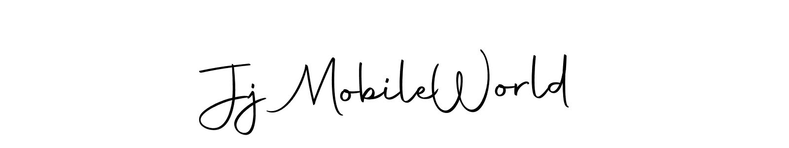 How to make Jj Mobile  World name signature. Use Autography-DOLnW style for creating short signs online. This is the latest handwritten sign. Jj Mobile  World signature style 10 images and pictures png