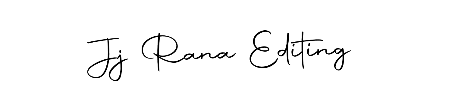 Use a signature maker to create a handwritten signature online. With this signature software, you can design (Autography-DOLnW) your own signature for name Jj Rana Editing. Jj Rana Editing signature style 10 images and pictures png