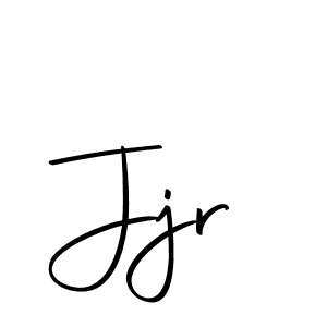 The best way (Autography-DOLnW) to make a short signature is to pick only two or three words in your name. The name Jjr include a total of six letters. For converting this name. Jjr signature style 10 images and pictures png